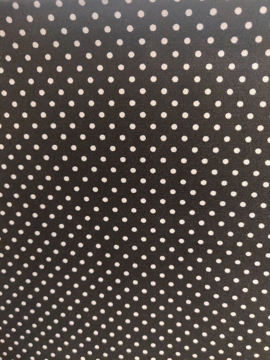 White Polka Dots On Black