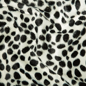Dalmation Print Velboa