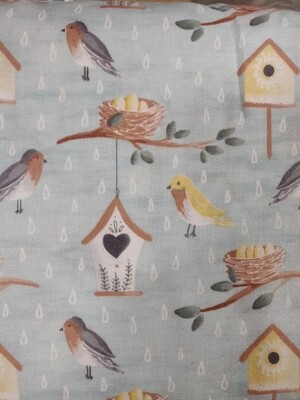 Smitten With Spring Birds On Duck Egg