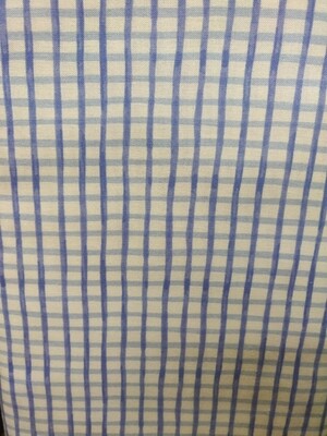 Flourish Blue Checkers