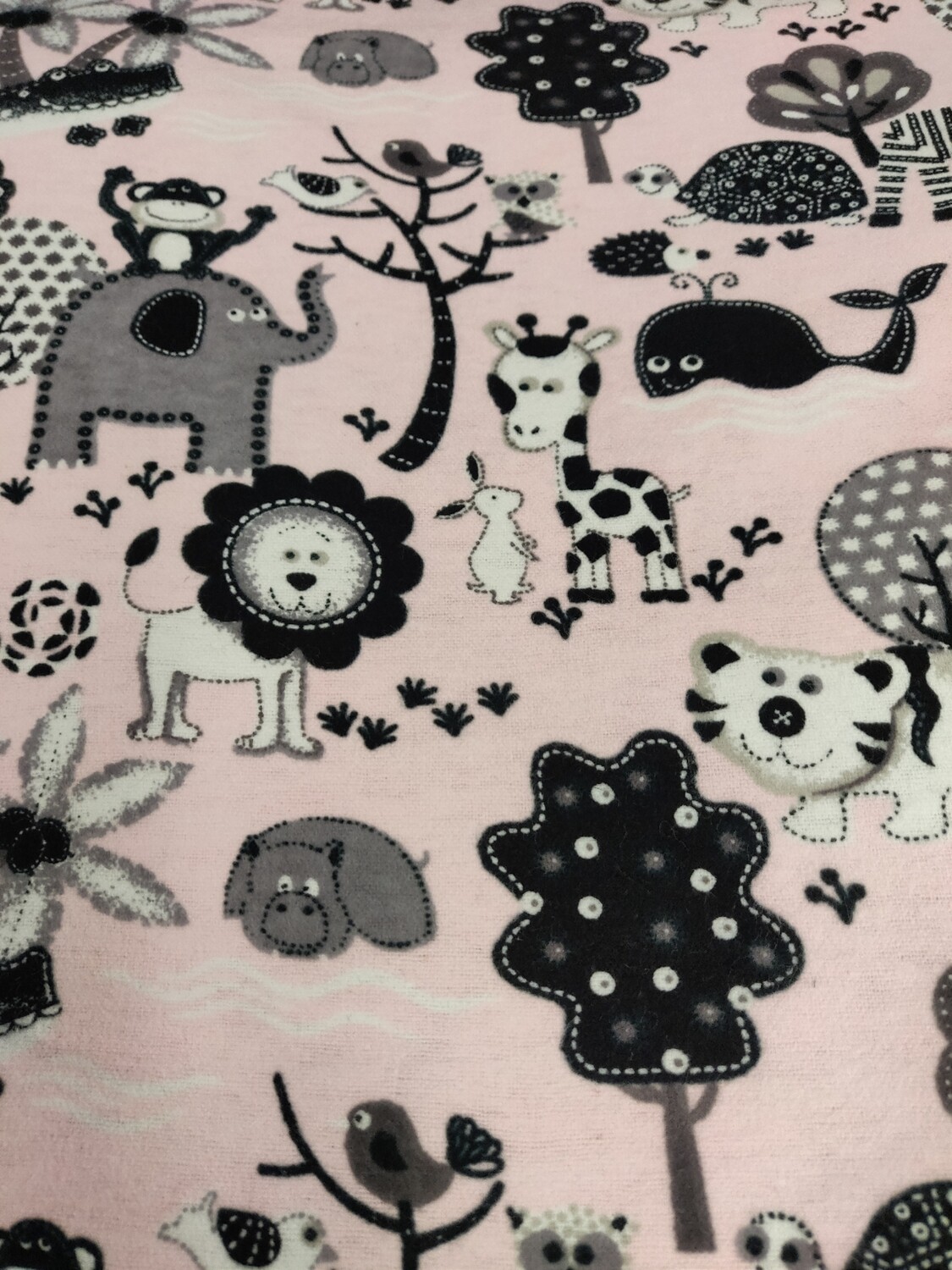 Jungle Pink Brushed Cotton