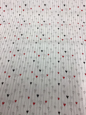 Heart Stripes White