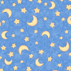 Moons And Stars Blue