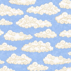 Clouds On Blue