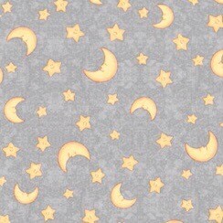Moons And Stars Grey