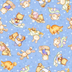 Baby Animals Blue
