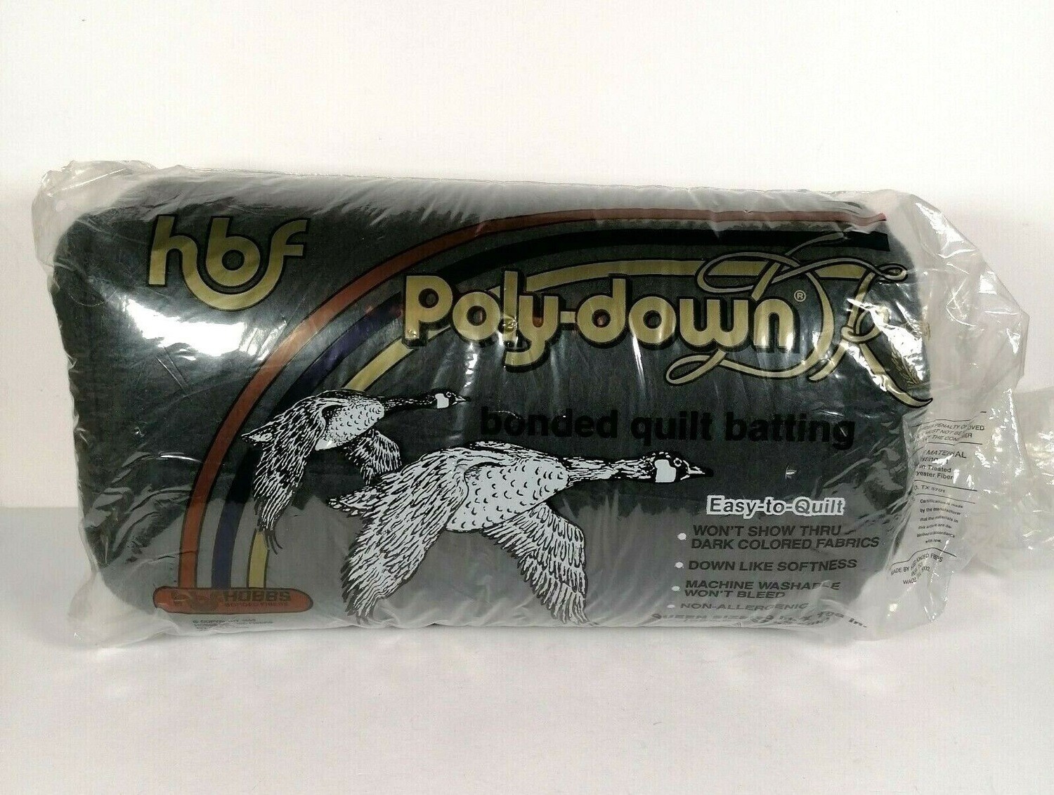 Hobbs Poly-down Bonded Quilt Batting Grey - Queen Size