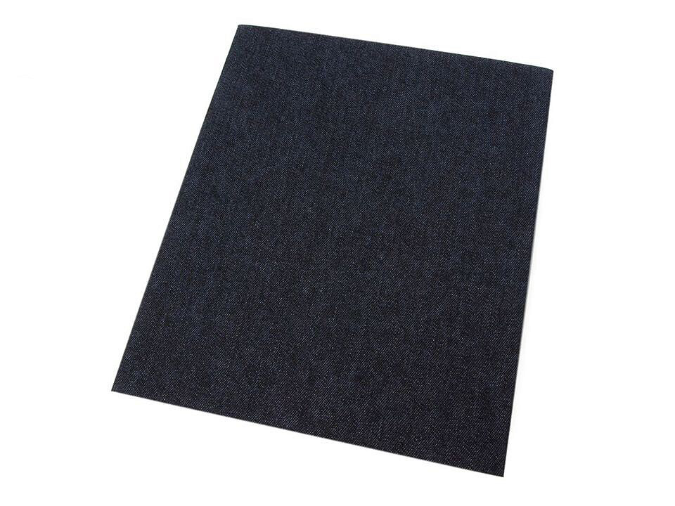 Denim Patch Anthracite Black 3 - 17cm x 43cm