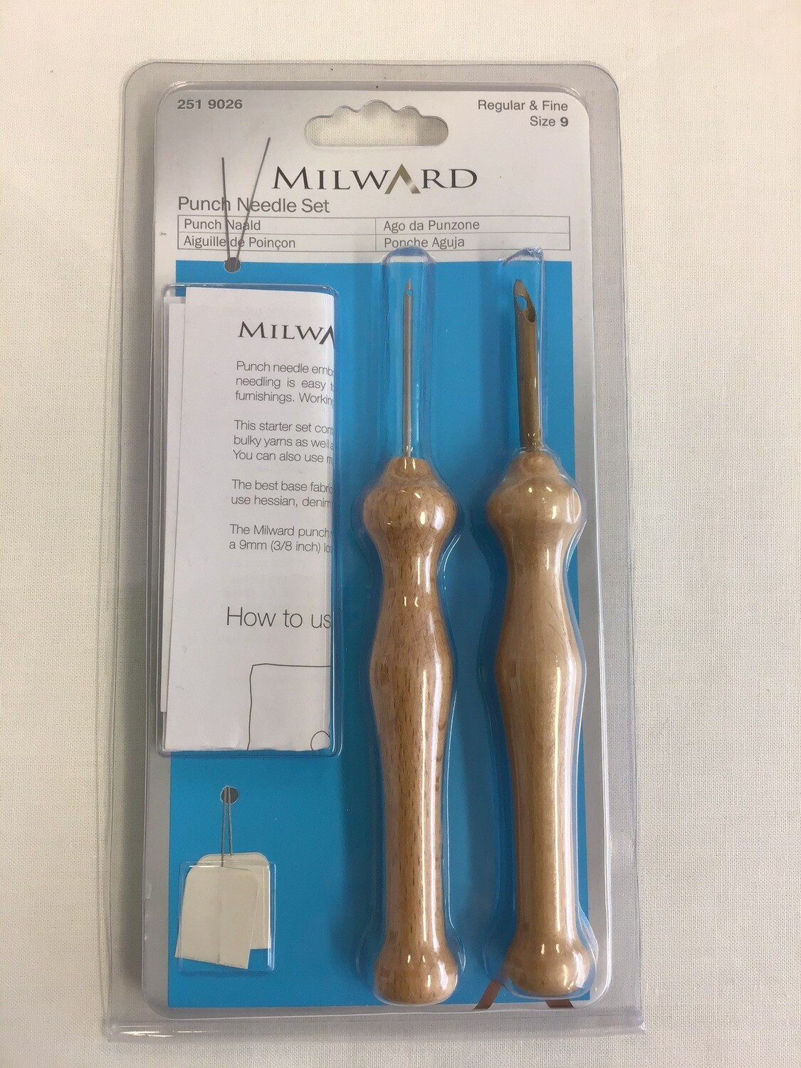 Milward Punch Needle Set Size 9