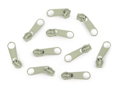 Cream Zip Slider - 3mm