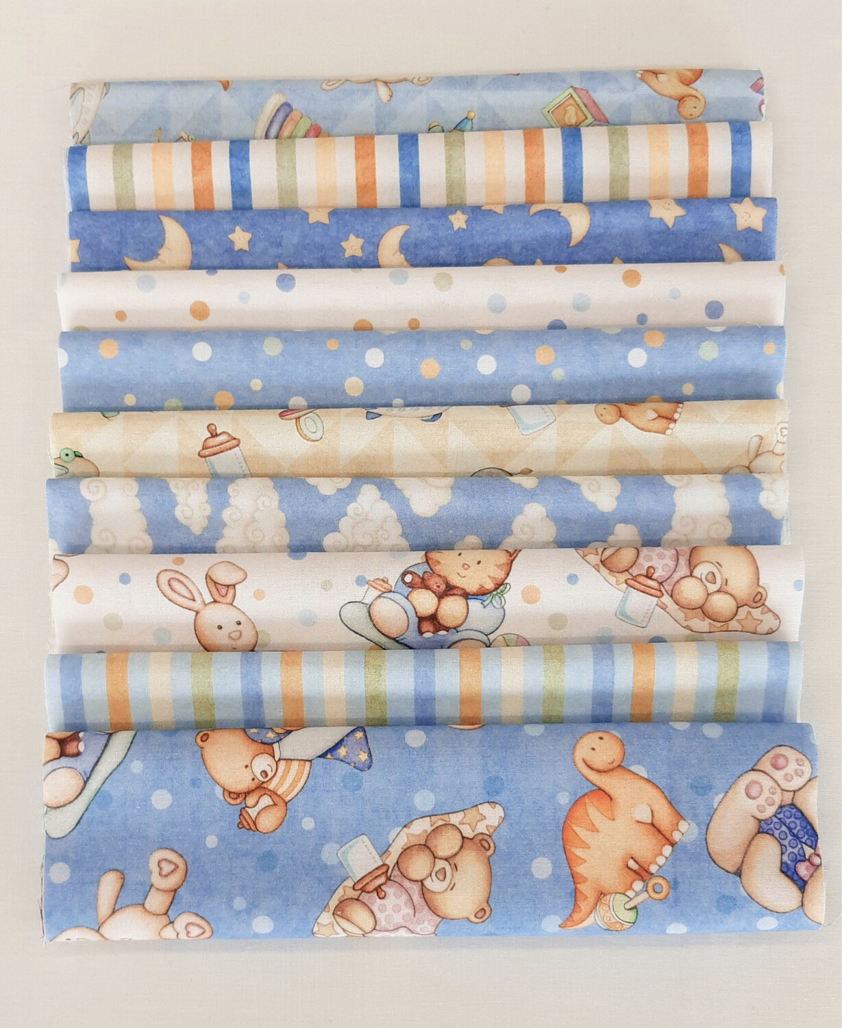 Baby Animals Blue Layer Cake