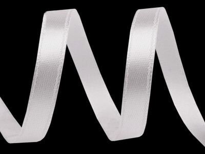 White Satin Ribbon 22.5 Metres/6 mm Wide