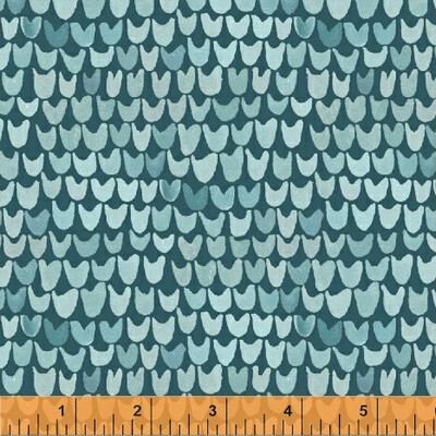 Enchanted Forest Petals Aqua
