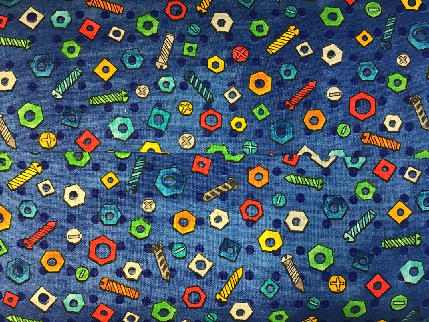 Tool Time - Nuts And Bolts - Blank Quilting