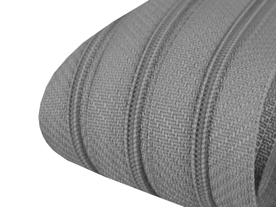 Steel Grey Zip - 3mm