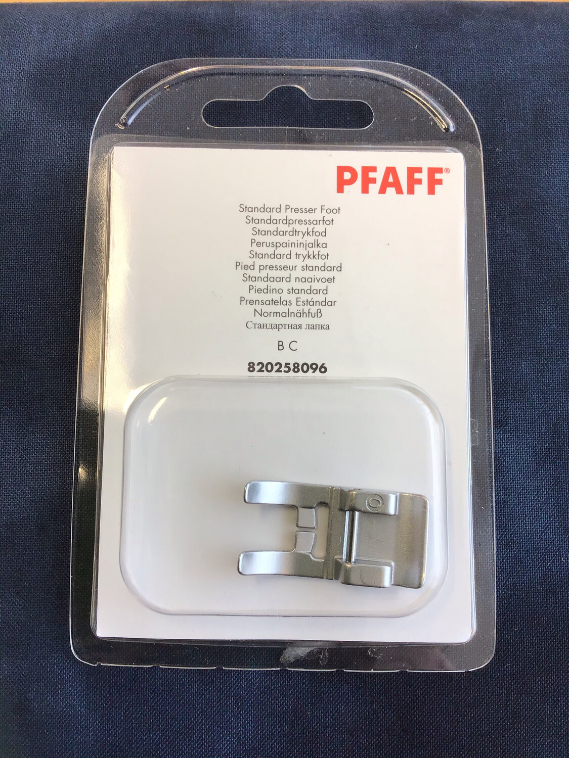 Standard Presser Foot ‘0’ For Pfaff