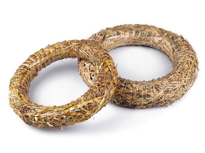 Straw Wreath 35cm