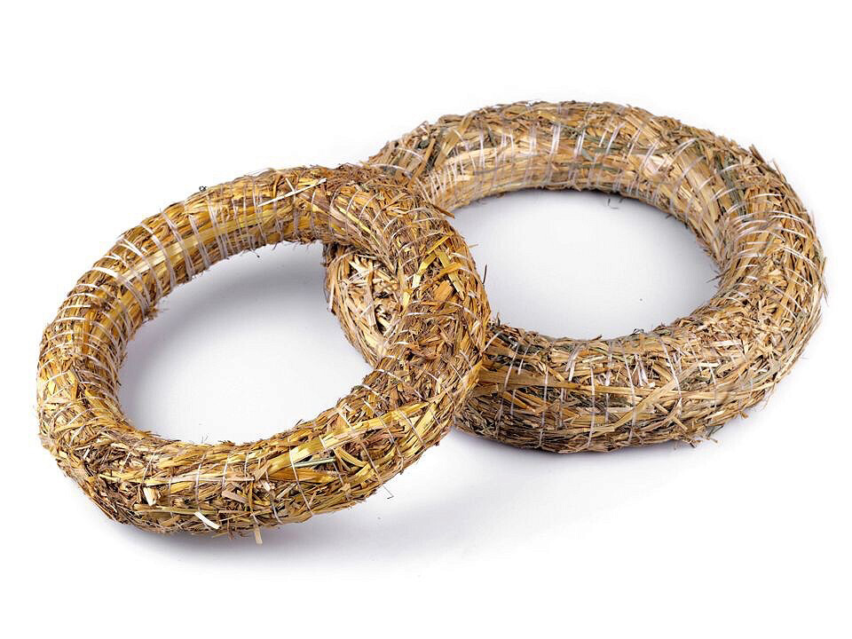 Straw Wreath 25cm