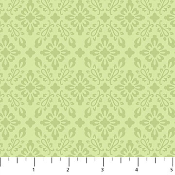 Orchids In Bloom - Green Pattern