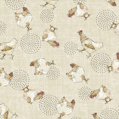 Farm Life Chickens - Cream