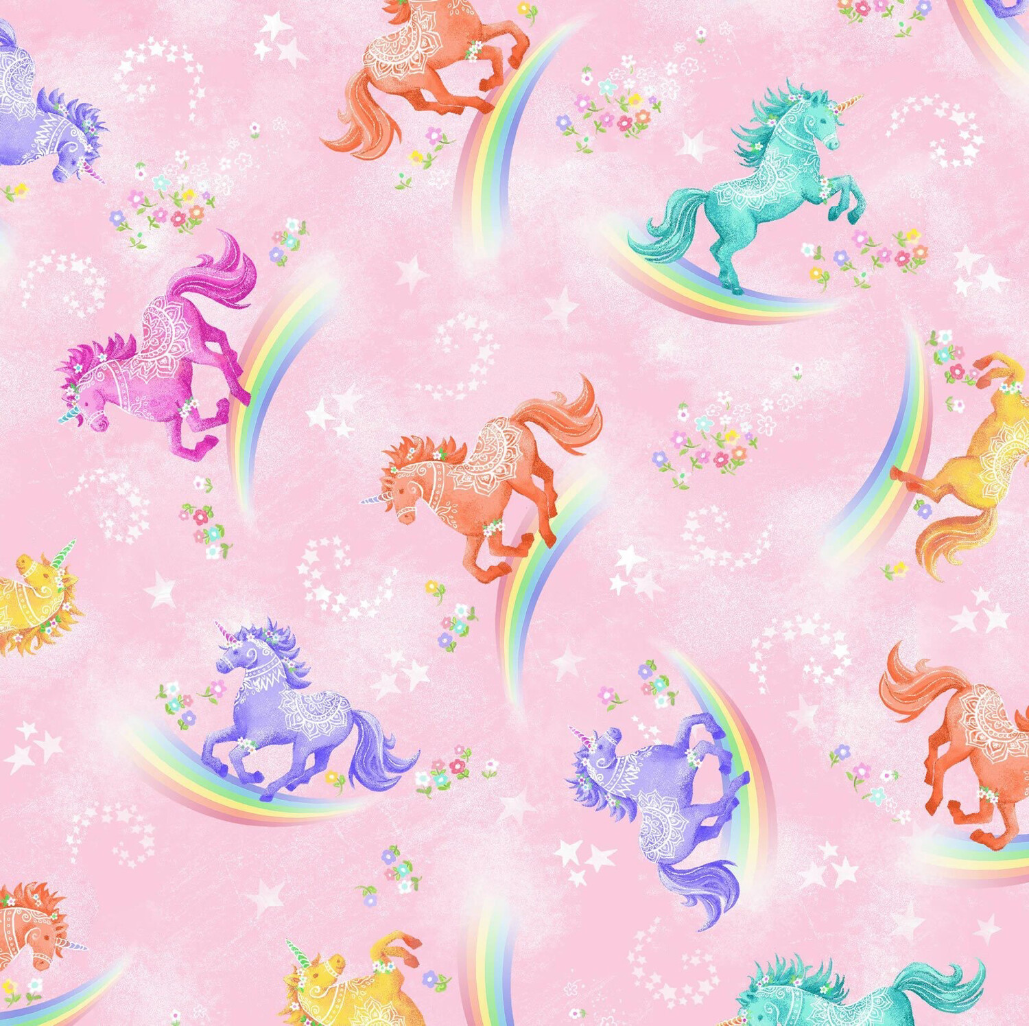 Unicorns Brushed Cotton
