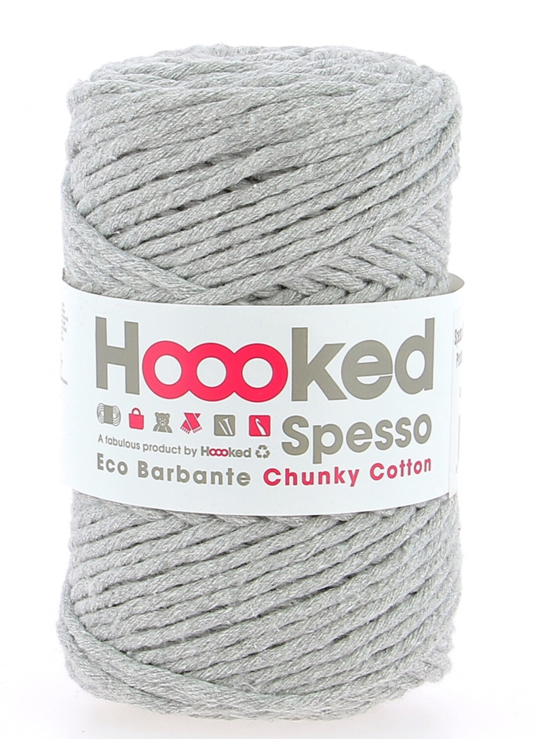 Hoooked Spesso Chunky Cotton - Gris