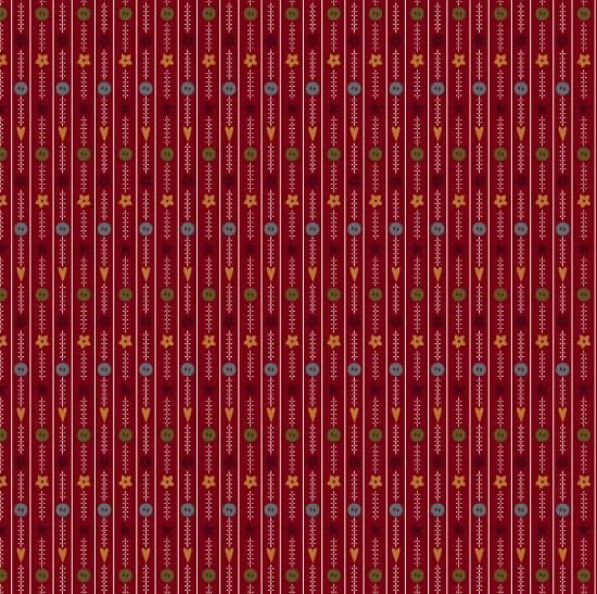 Bless This Home - Stripe Red