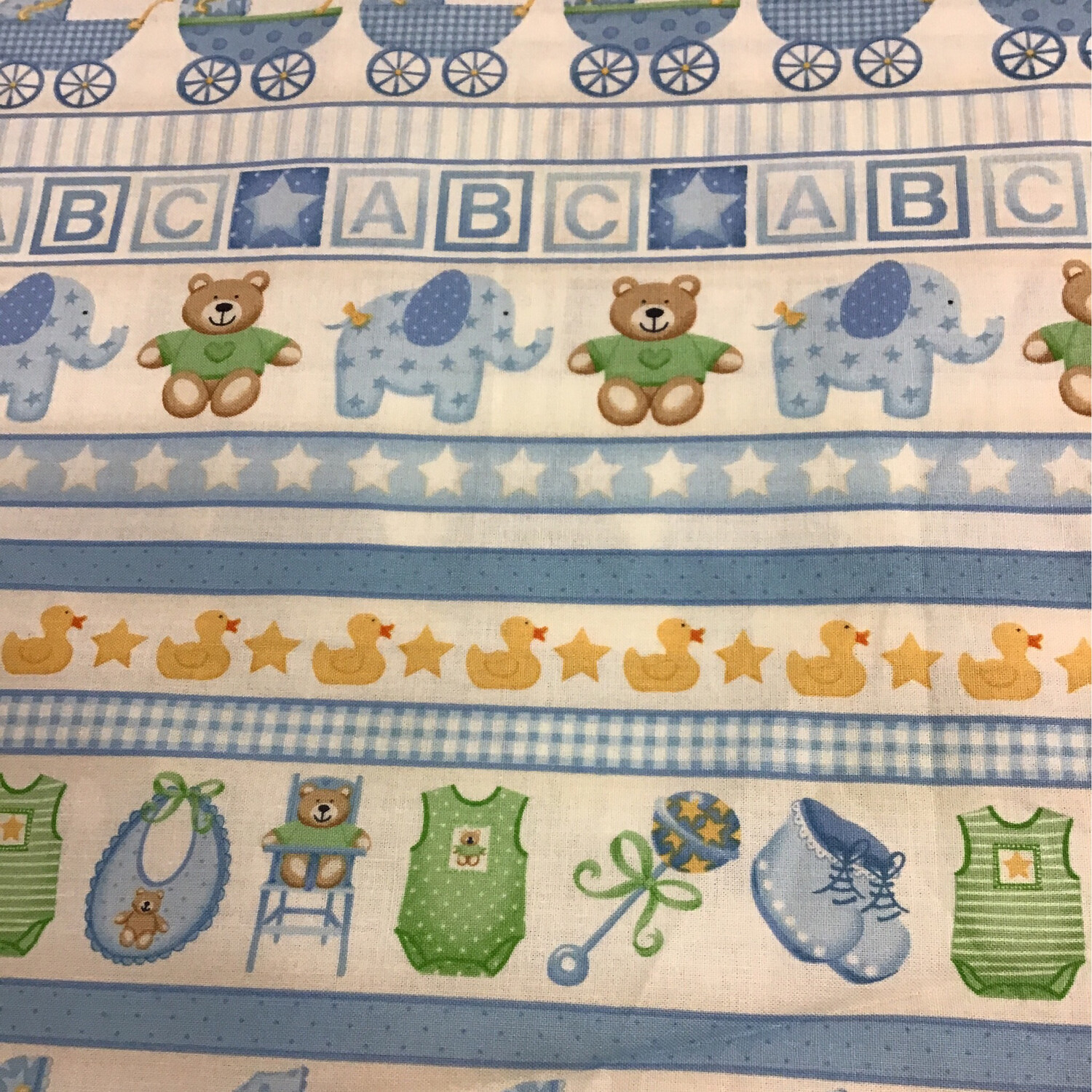 Baby Border Stripe - Blue