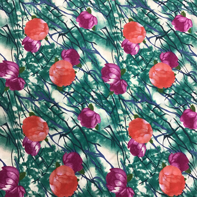 Flower Heads On Green
