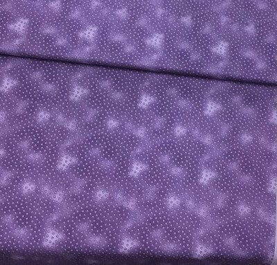 Quilters Basic Dusty Style Hearts Purple