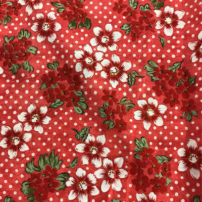 Three French Hens - Flowers Red
