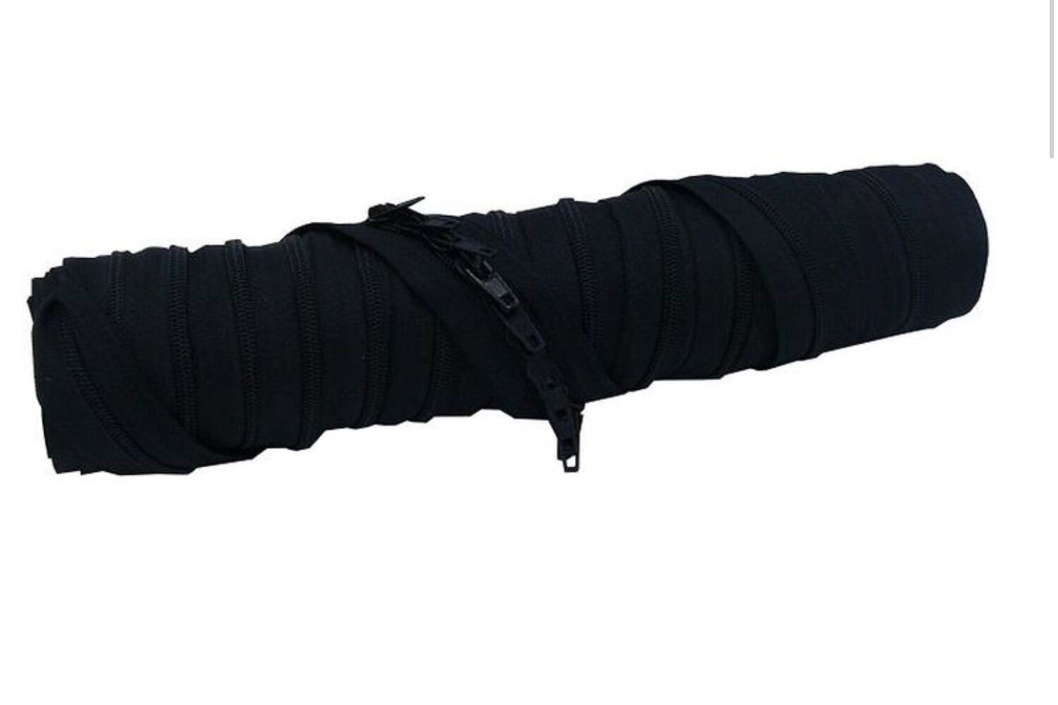 10 Metre Zip With 10 Sliders - Black