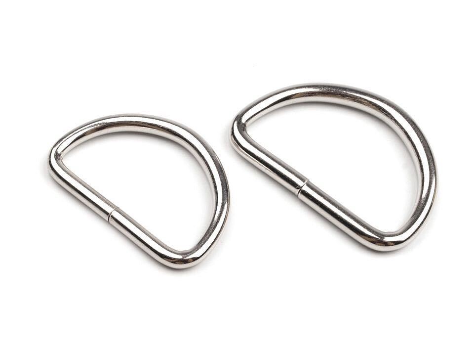 D Ring 32mm (3mm) - Silver