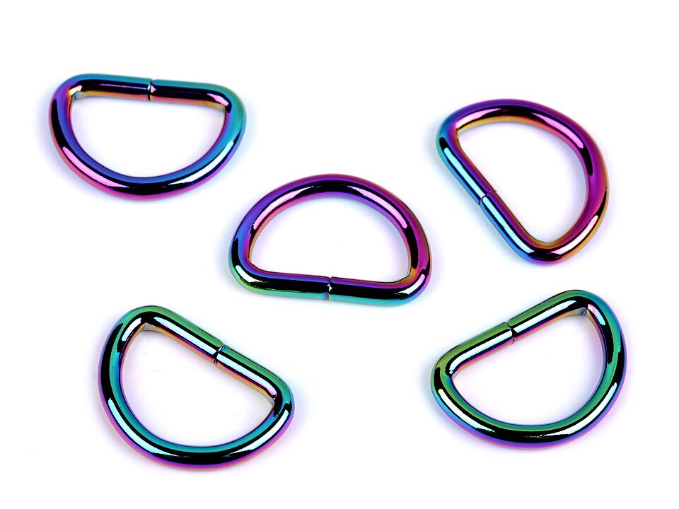 D Ring 25mm - Rainbow