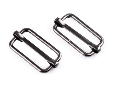 Adjustable Slider 25mm - Gunmetal Grey