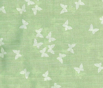 Butterflies On Green