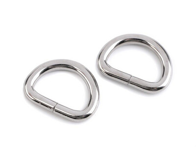 D Ring 20mm -Silver