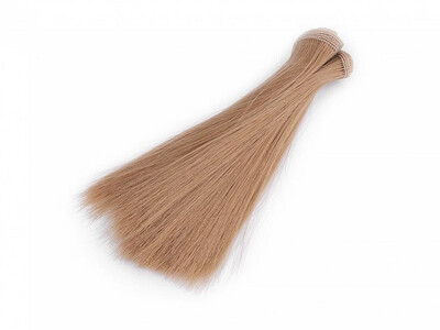 Light Brown Doll Hair 15cm