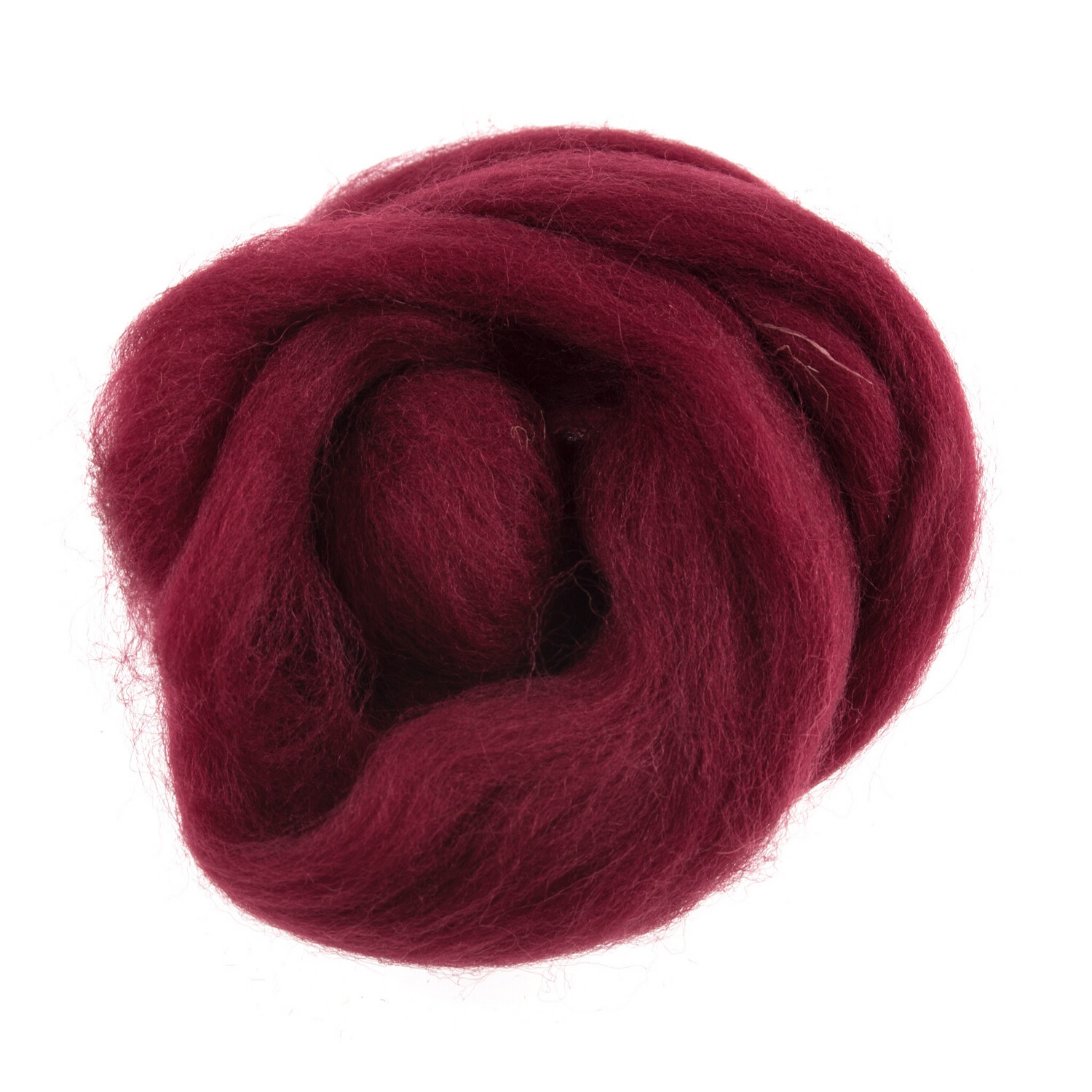 Natural Wool Roving-Wine Natural Wool Roving-Wine