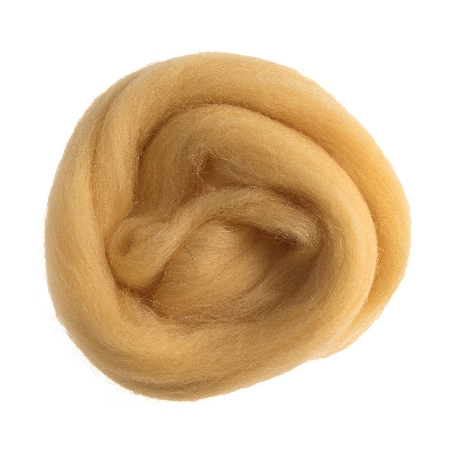 Picture of Natural Wool Roving-Yellow
