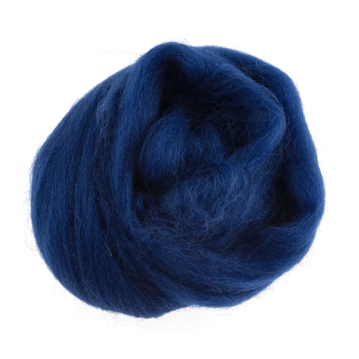 Natural Wool Roving 10g: Sapphire
