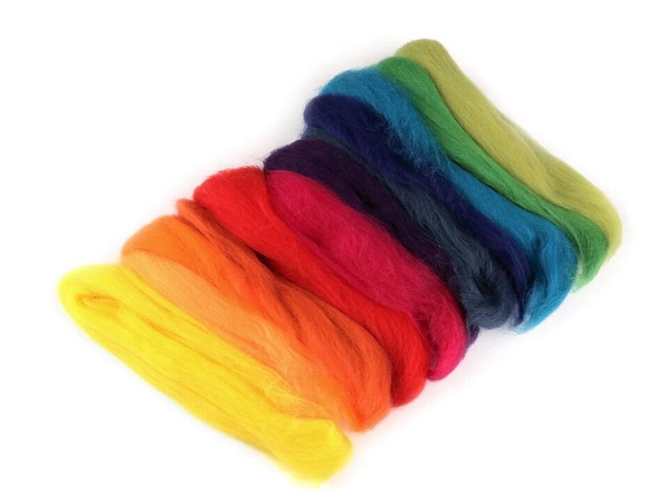 Wool Roving combed- Mix4