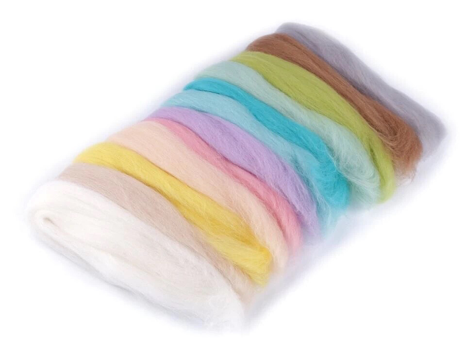 Wool Roving combed- Mix3