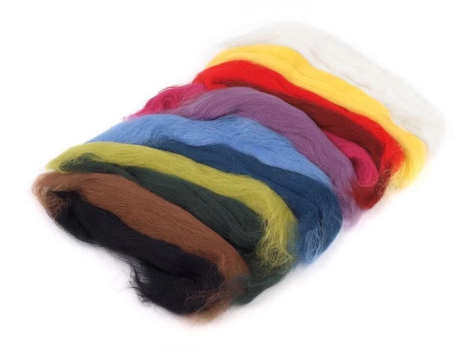Wool Roving combed- Mix2