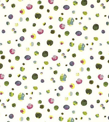 Multicoloured Spots On White Multicoloured Spots On White