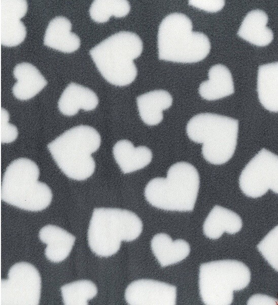 Anti-Pil Fleece Hearts