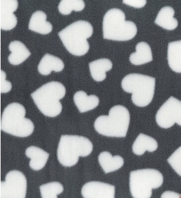 Anti-Pil Fleece Hearts