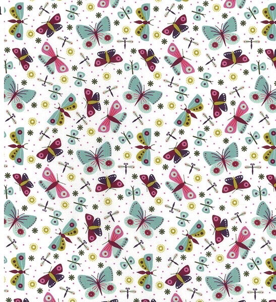 Butterflies On White