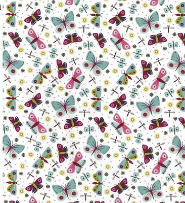 Butterflies On White Butterflies On White