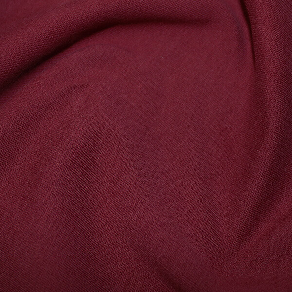 Organic Soft Touch Plain Jersey-Wine